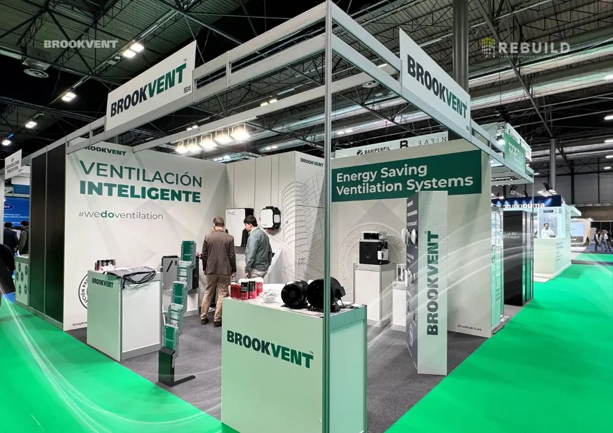 Brookvent en la feria REBUILD 2026 de Madrid